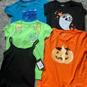 5- cat and Jack shirts, all size M